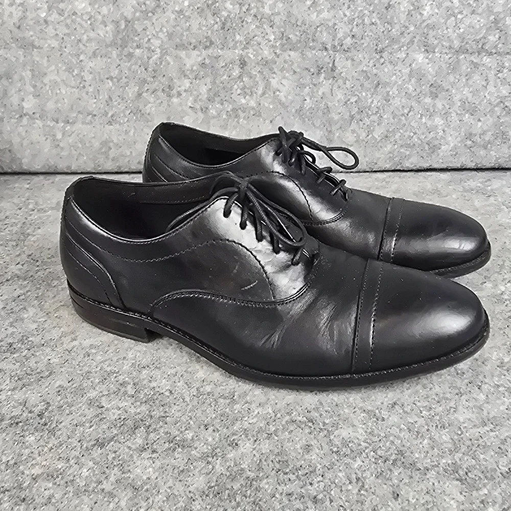 Cole Haan Grand 360 Mens 8.5 M Black Leather Dress Oxford Shoes C35106 India
